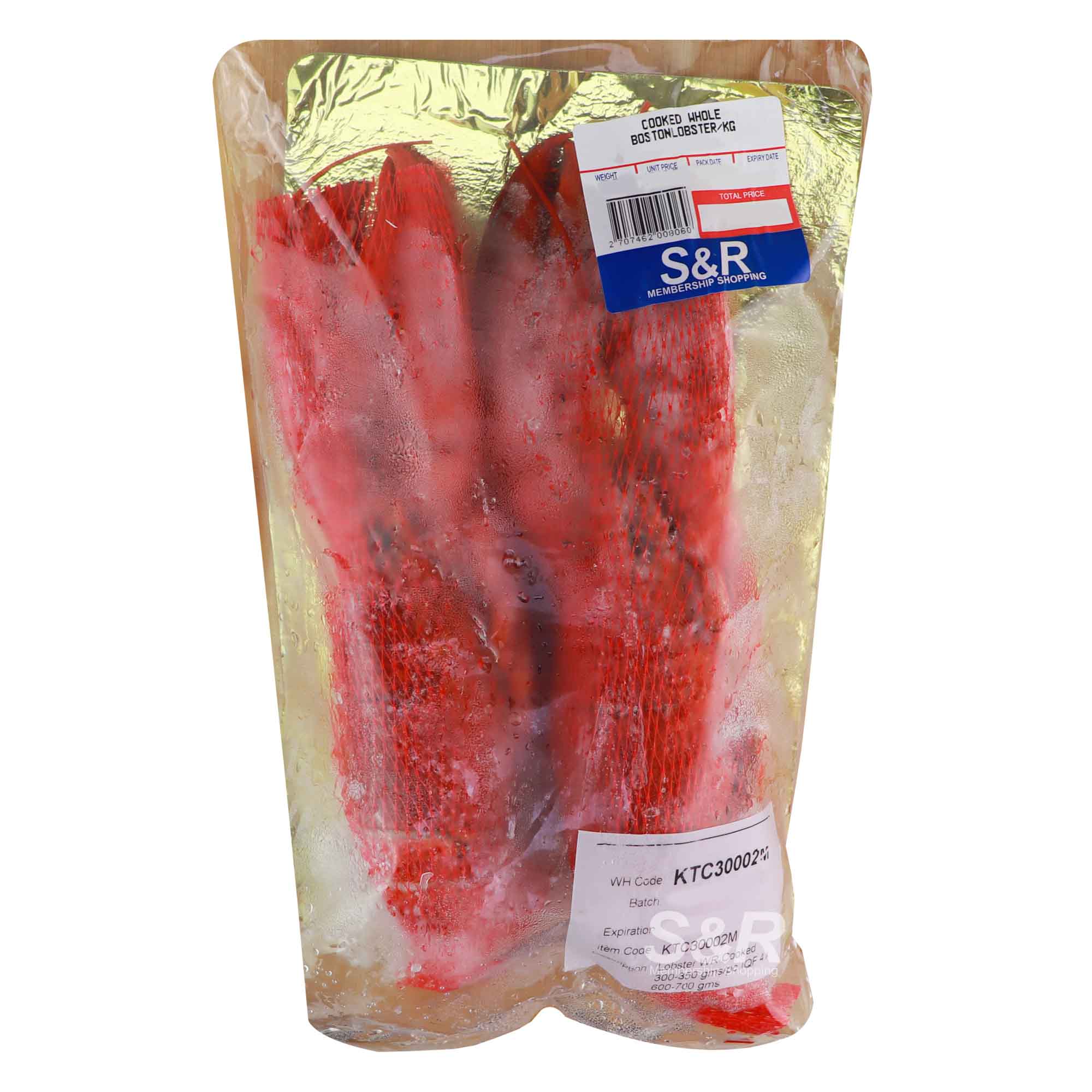 Pacific Bay Boston Lobster Whole Cooked approx. 1kg Pacific Bay Boston Lobster Whole Cooked approx. 1kg